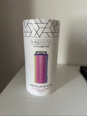 BrüMate Hopsulator Slim in Glitter Rainbow